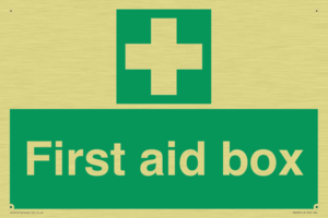 first aid box